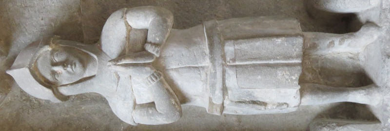 Switzerland La Sarraz - Chapelle St Antoine Francois I de La Sarra 1363 tomb 1390